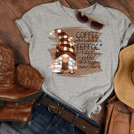 Coffee-Eeffoc Gnome T-Shirt