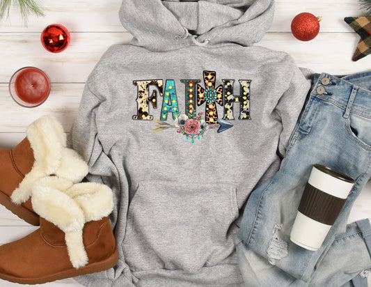 Faith Western Hoodie