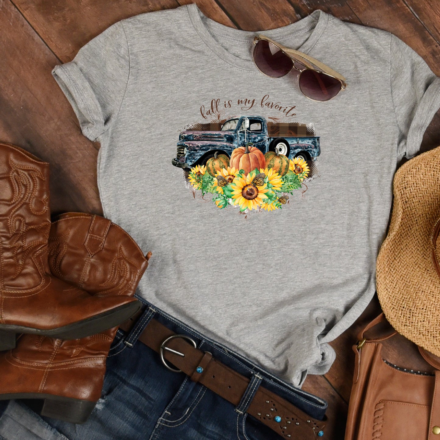 Fall Is My Favorite Truck T-Shirt