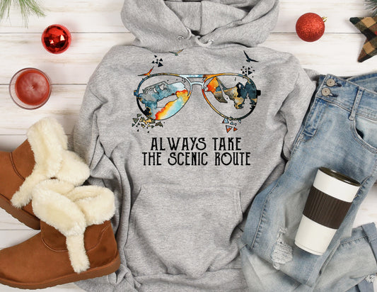 Take the Scenic Route Hoodie