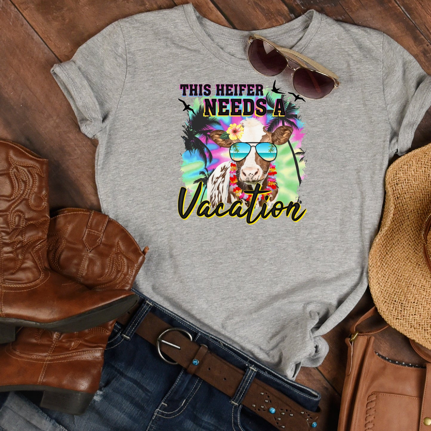 Heifer Needs A Vacation T-Shirt