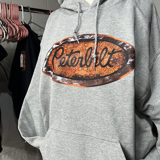 Gray Peterbilt Hoodie