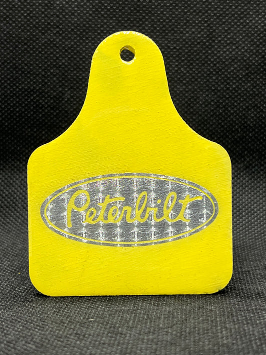 1050 Peterbilt Yellow Keychain