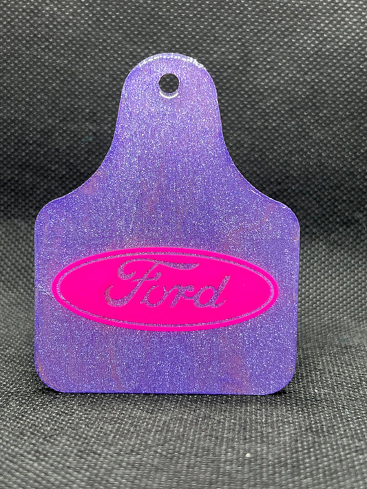 1132 Ford Pink Keychain