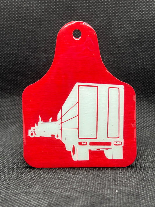 1134 Cattle Truck Peterbilt Keychain