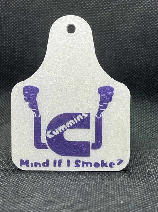 1120 Peterbilt Cummins Mind If I Smoke Keychain