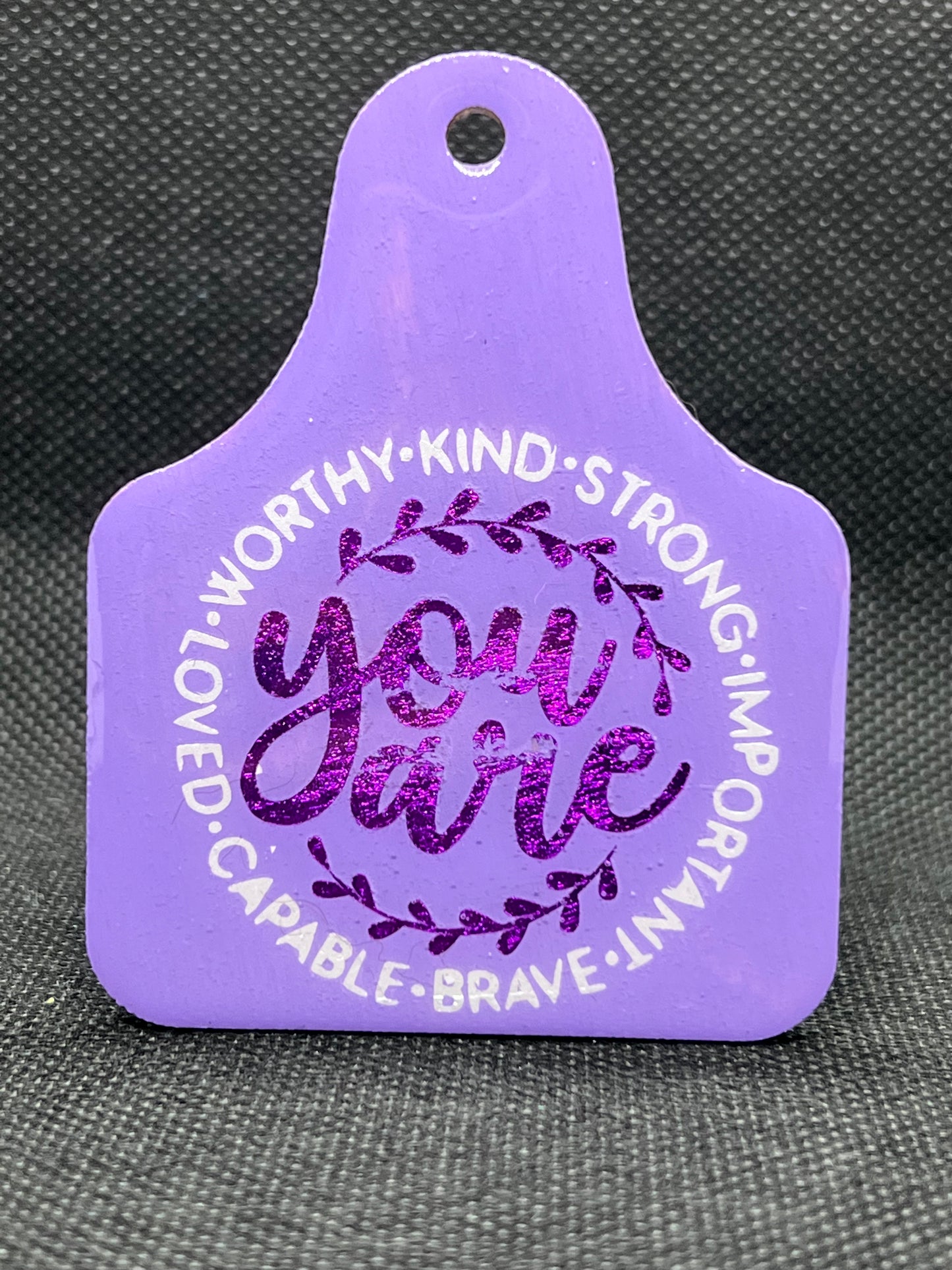 1095 You Are Quote Keychain