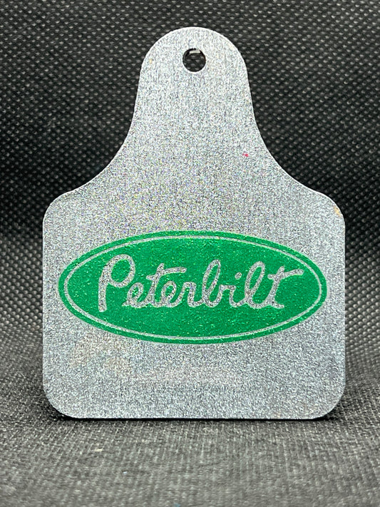 1031 Gunmetal Green Peterbilt Bobtail Keychain