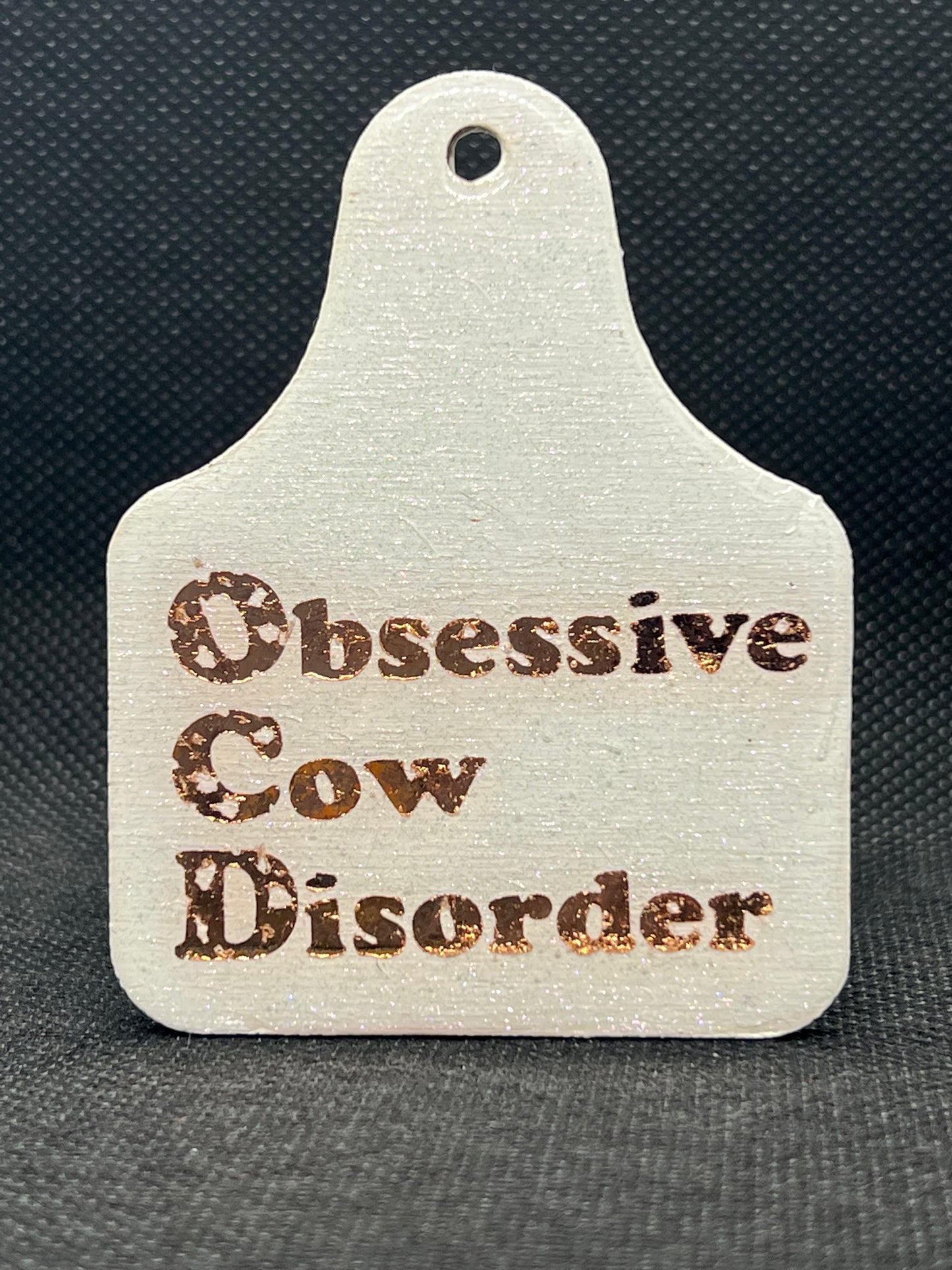 1003 Happy Heifer Obsessive Cow Disorder Keychain