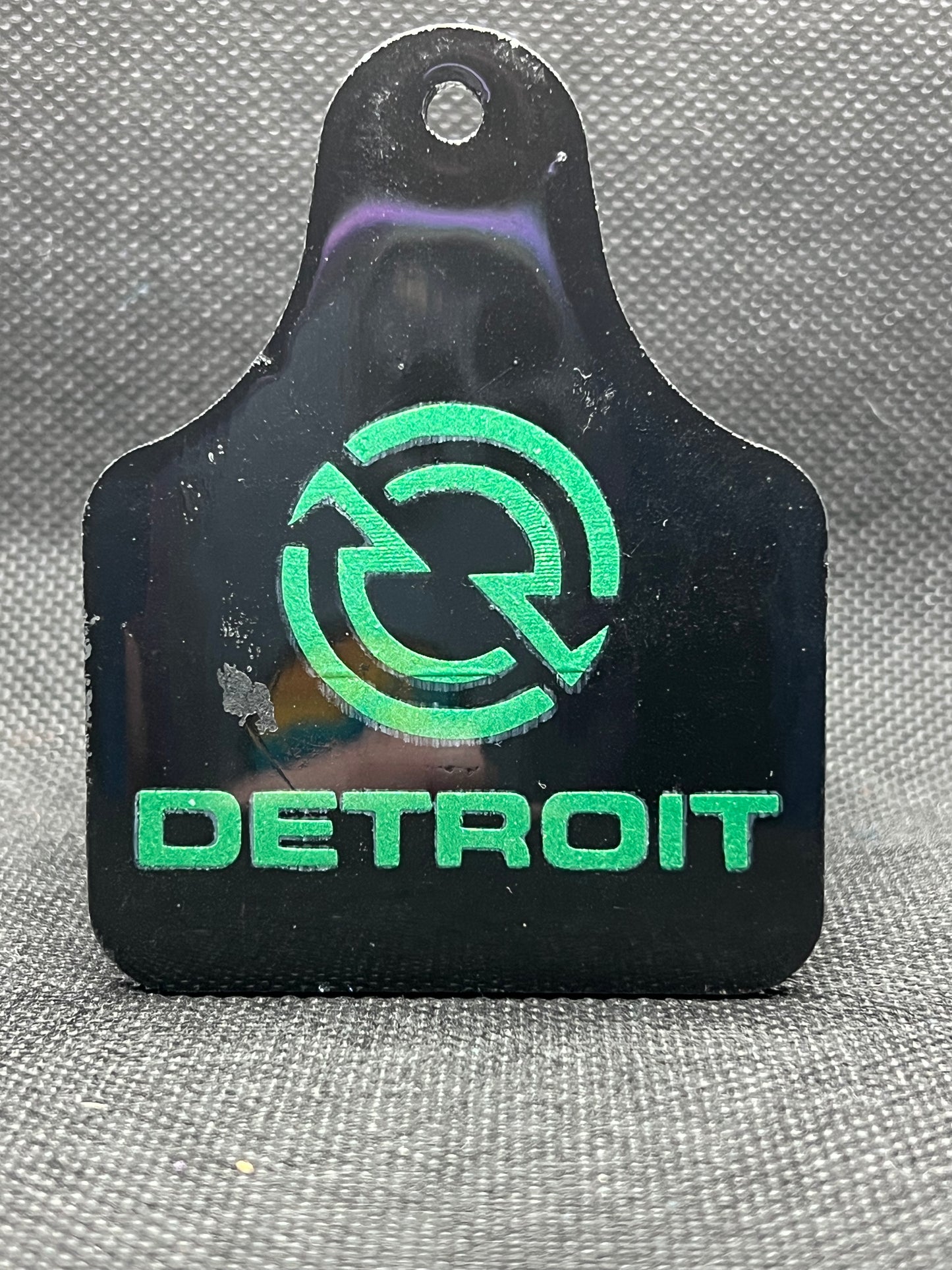 1078 Detroit Freightliner Black Keychain