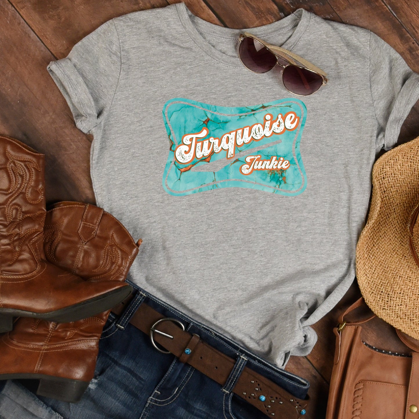 Turquoise Junkie T-Shirt