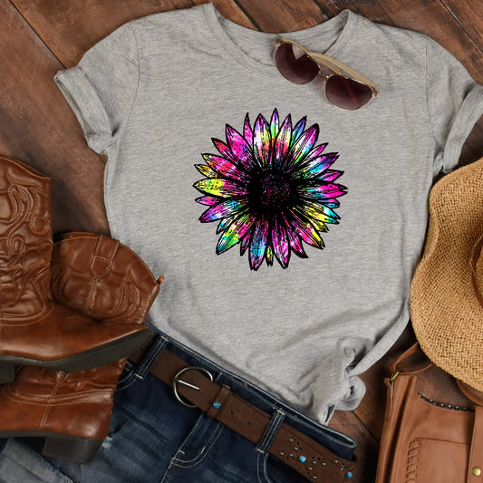 Tie Dye Sunflower T-Shirt