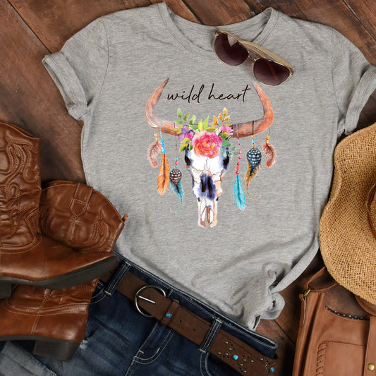 Wild Heart Feather T-Shirt