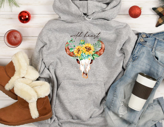 Wild Heart Sunflower Hoodie